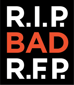 Rest in Peace BAD RFP Logo