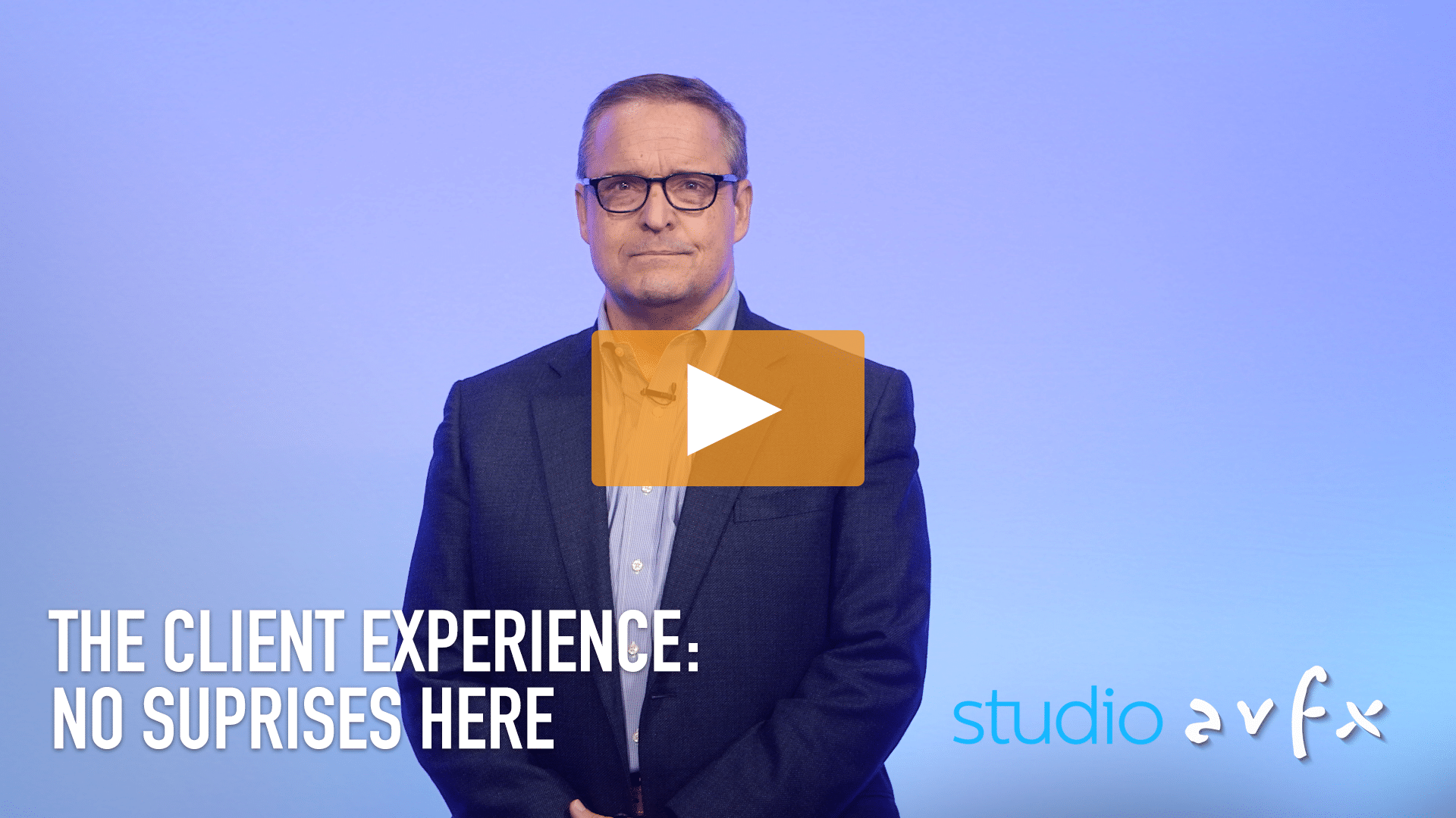 John - The Client Experience No Surprises Thumbnail Orange Play Button