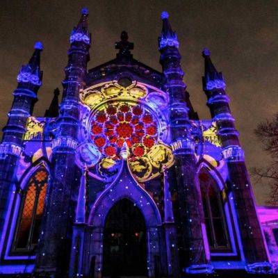 Mount Auburn Cemetery Projection Mapping